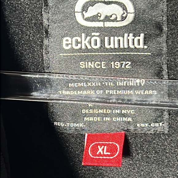 Ecko unltd a flash black hoodie size XL - Picture 9 of 13